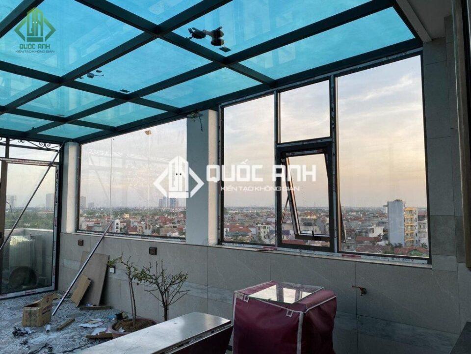 Mái kính cường lực