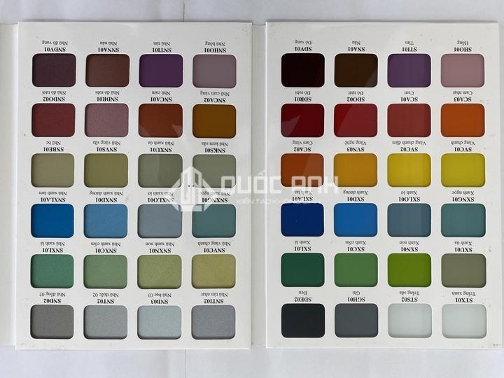 Kính cường lực màu