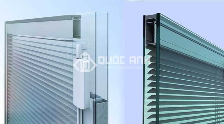 Kính hộp gắn rèm giúp ngăn chặn tia UV độc hại, cản nhiệt tốt để không gian bên trong luôn mát mẻ. 