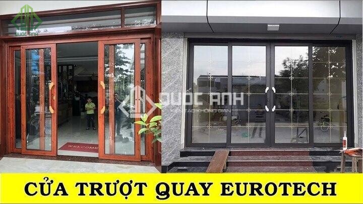 Cửa trượt quay Eurotech là dòng cửa thông minh có độ bền và tính thẩm mỹ cao. 
