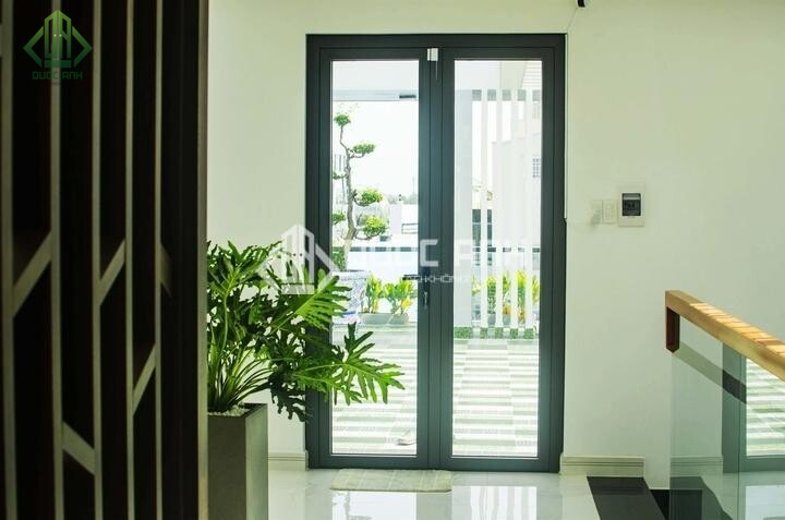 Cửa nhôm Xingfa hệ 55 2 cánh.