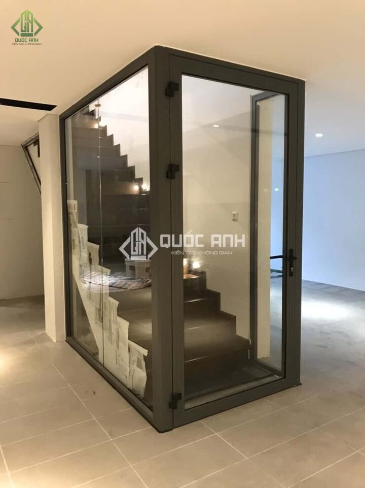 Cửa đi nhôm Xingfa hệ 55.