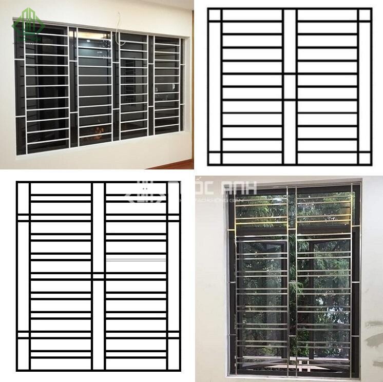 Khung bảo vệ cửa sổ là sản phẩm được sử dụng để tăng tính năng chống trộm bảo vệ an toàn cho ngôi nhà. 