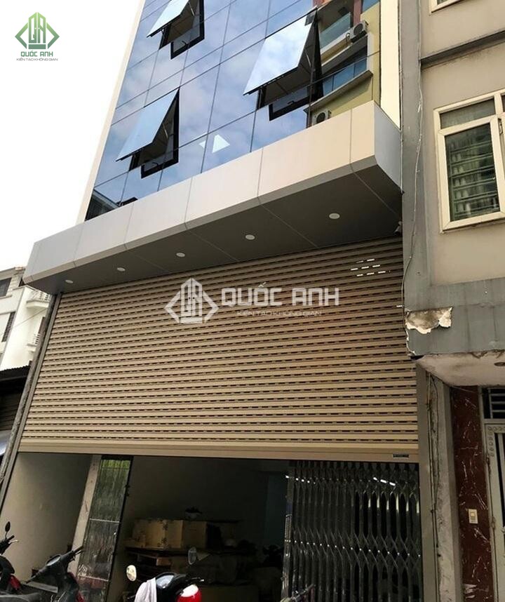 Vách mặt dựng nhôm kính có cấu tạo tương đối đơn giản. 