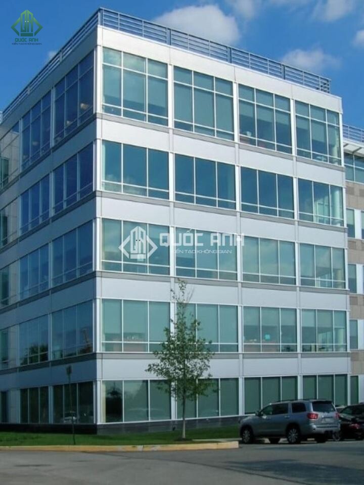 Vách mặt dựng nhôm Xingfa hệ 65 được ứng dụng rộng rãi cho các công trình hiện đại.