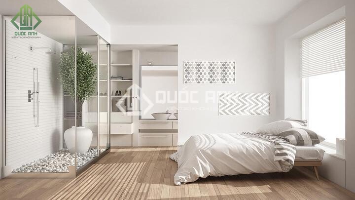 Phòng tắm kính có cấu tạo đơn giản những cần kỹ thuật lắp đặt cao.