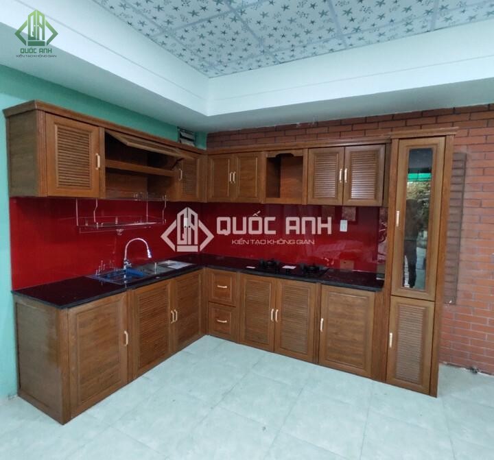 Tủ bếp nhôm nội thất là sự lựa chọn tốt, thay thế cho dòng tủ gỗ tự nhiên. 