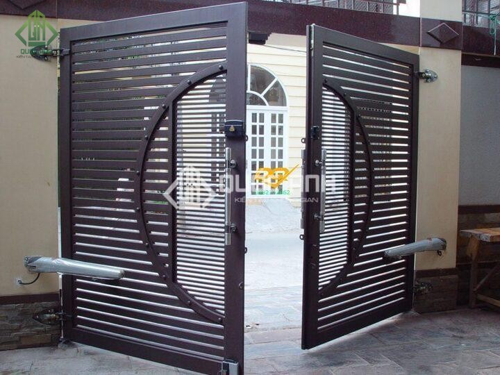 Cổng sắt hộp