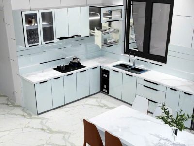 100+ Mẫu Tủ Bếp Nhôm Đẹp 2025