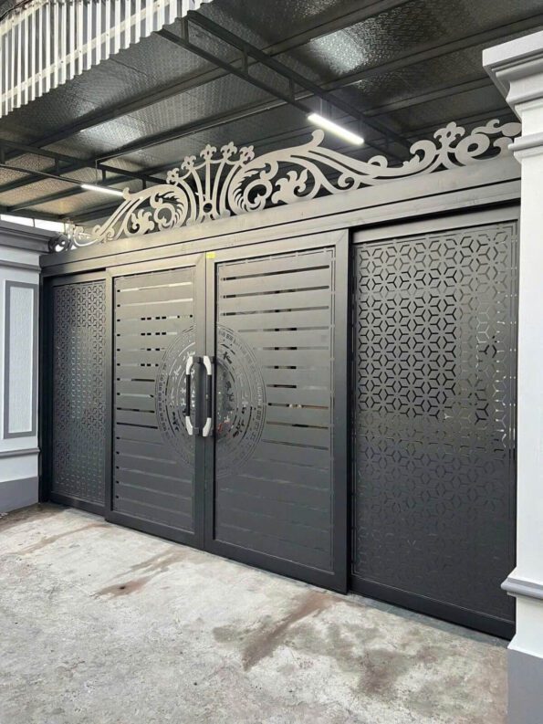 Cửa Cổng CNC Trượt Quay