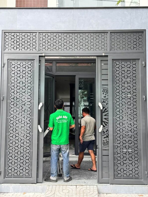 Cửa Cổng CNC Trượt Quay