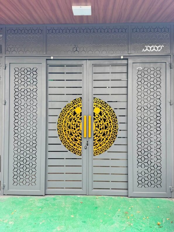 Cửa Cổng CNC Trượt Quay